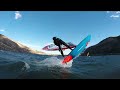 GoPro footage windsurfing on the Columbia River