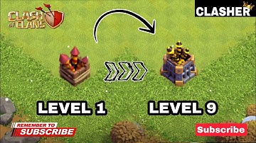 UPGRADING ALL FIRECRACKERS 1 TO 9 | CLASH OF CLAN | BUILDER HALL |