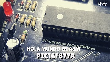 Hola mundo - Tutorial Pic16F877A ASM - Wels Theory