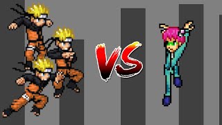 Saiki k Vs Naruto Uzumaki | Sticknodes sprite animation