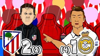 ATLETI OUT! Atletico Madrid vs Real Madrid (Parody 2-1 Semi-Final Champions League Goals Highlights)