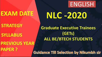 NLC Graduate Executive Trainee Syllabus and strategy (2020)