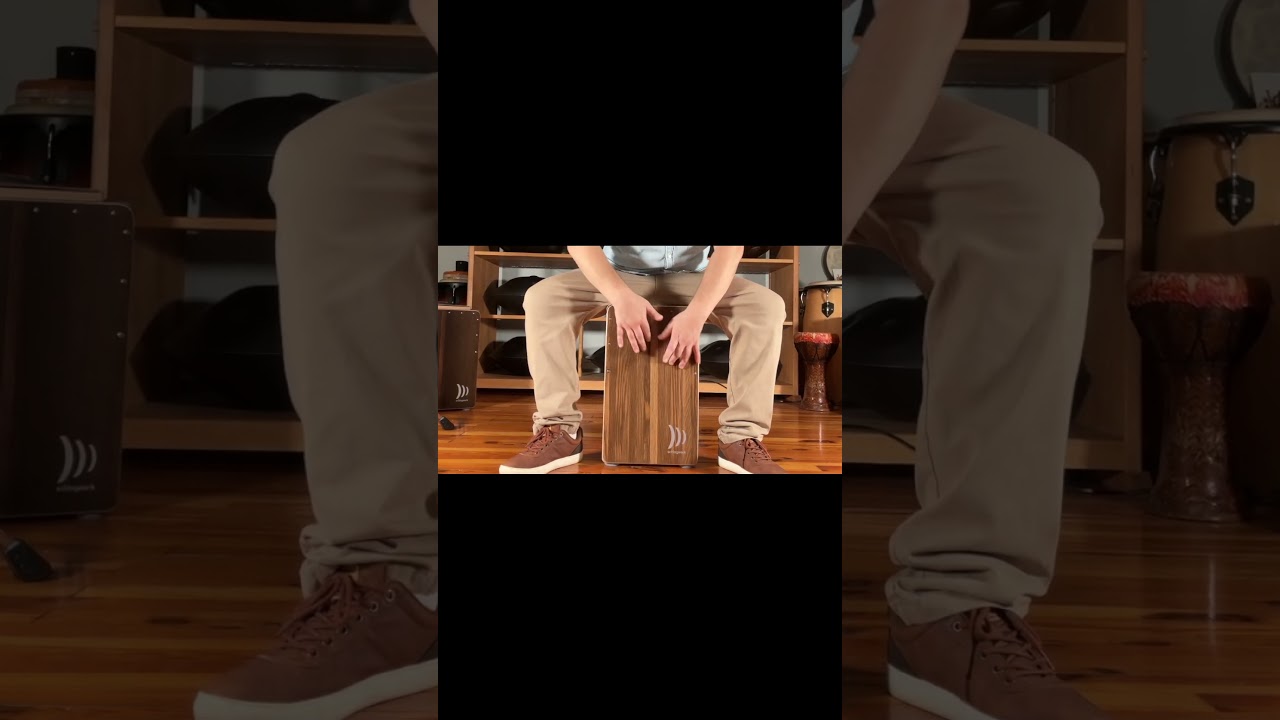 Schlagwerk 2inOne Dark Oak SoftTouch Cajon Demo 2