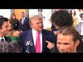 Donald Trump Chats with Howard Stern on the Red Carpet for Sex And The City 2 Movie Premiere