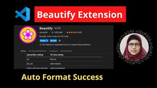 Auto Code Format Beautify Extension In Vs Code Editor | HTML, CSS, JS Code  Format Bangla Tutorial