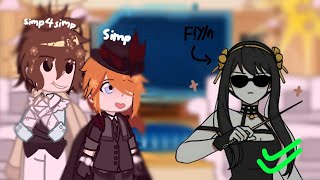 // BSD react to F!Y/N as YOR FORGER⁉️ (Full) Bungo stray dogs × spy x family // READ DESCRIPTION ;)