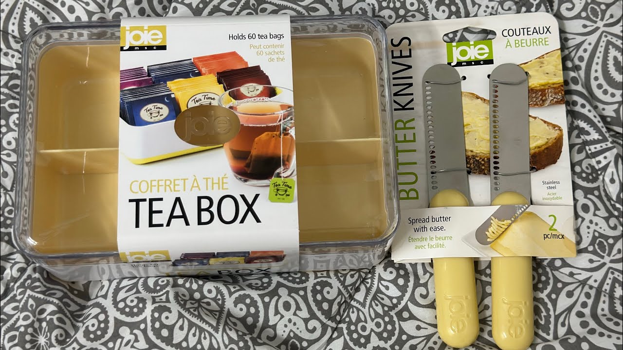 Joie Butter Knives and Tea Box! YouTube