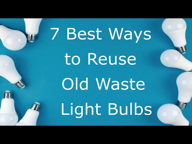 7 Ways to Reuse Light Bulbs | Old & Waste Bulb Craft Ideas | @CraftStack class=