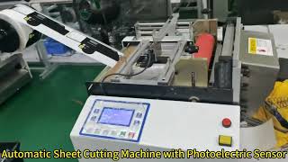 Photoelectric Sensor Cutting Machine | Accurate Printed Paper Cutting