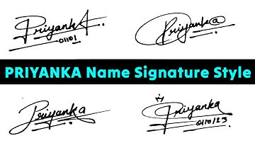 Priyanka name signature styles | Priyanka signature styles | P signature style | P name signature |