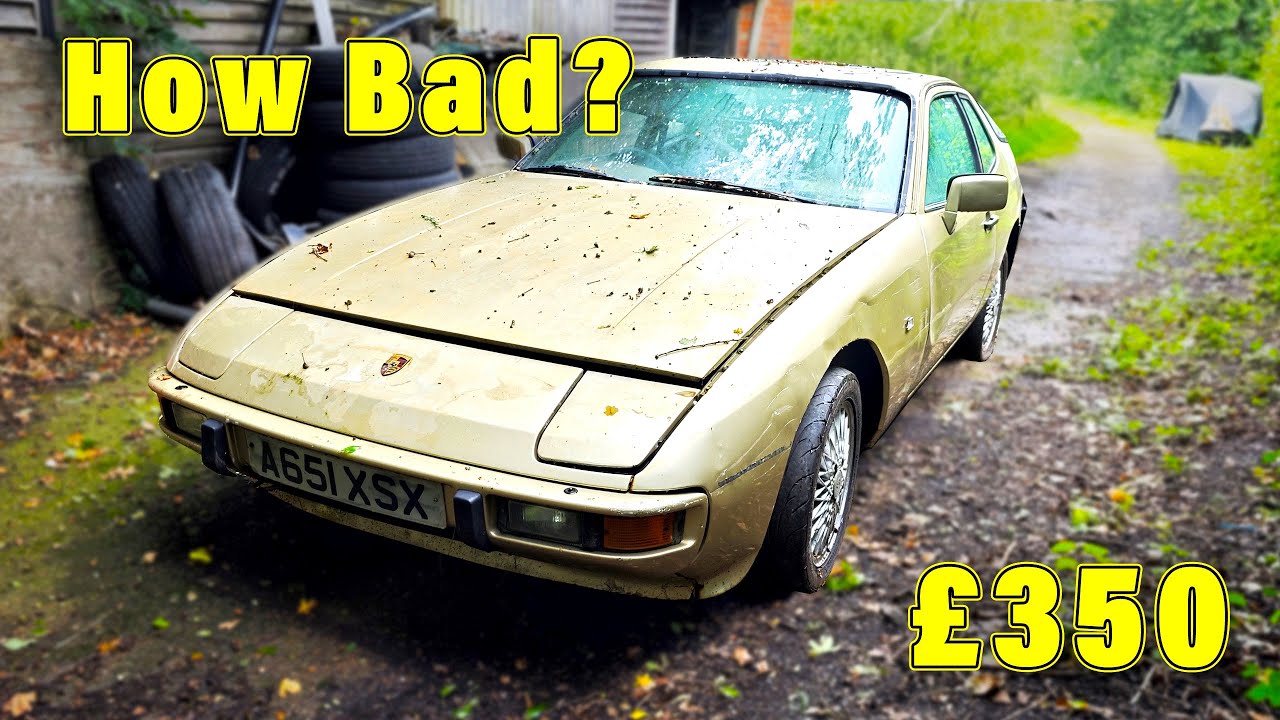 Дешевый Porsche 924. Заведется ли он после 30 лет простоя?