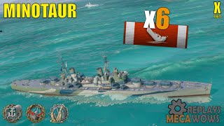 : Minotaur 6 Kills & 154k Damage | World of Warships Gameplay