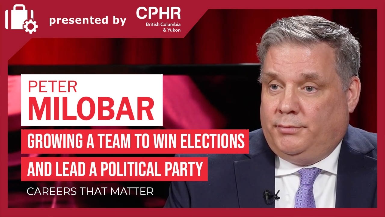 Careers That Matter: Peter Milobar (political leadership candidate)