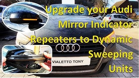 Audi A3 Upgrade Side Repeaters to Dynamic Indicators