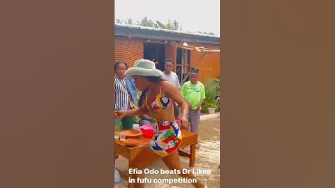 😂😂 Akabenezer Vs Efia Odo Fufu Competition Who Will Win 🤔🤣🤣#shortvideo #shorts #akabenezercomedy