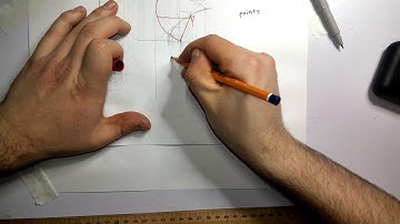 Drawing a Parabola using the eccentricity method.