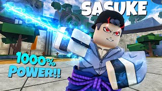 SUPER DUPER 1000%!! Animasi Keren & Kita Jadi SASUKE 🗿🔥🗿 || Unlimited Battlegrounds Indonesia