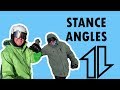 Snowboard Stance Angles I Use