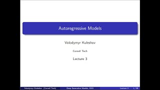 Celebrity Cornell CS 6785: Deep Generative Models. Lecture 3: Autoregressive Models Net Worth