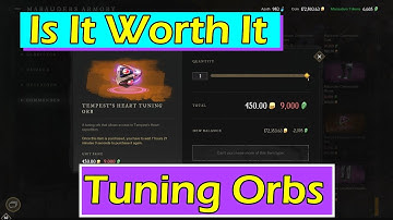 Is It Worth It To Save Your Tuning Orbs?