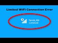 How To Fix Limited WiFi Connection On Windows 10/11 | Fix Limited WiFi Connection Error