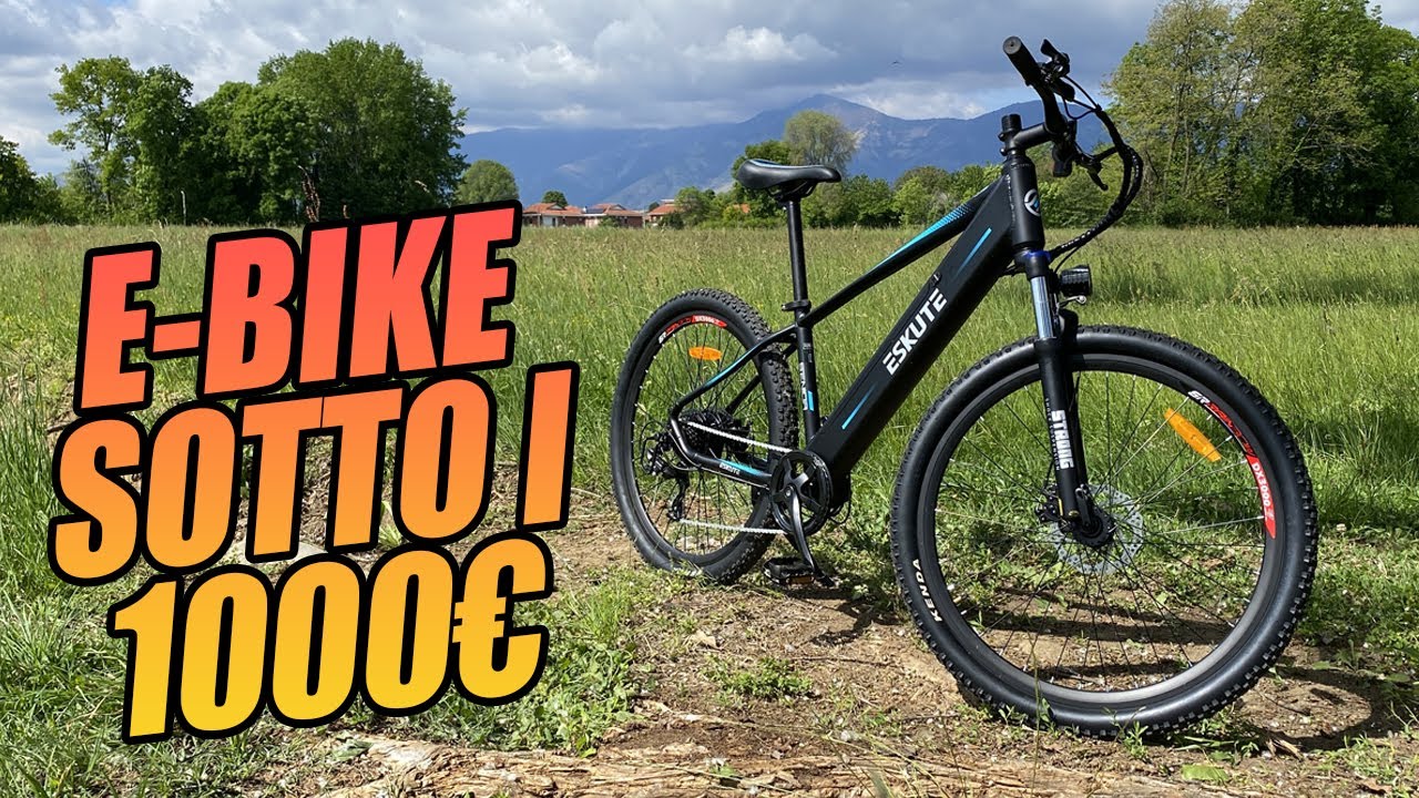Eskute Voyager una E-MTB da 999 euro - YouTube