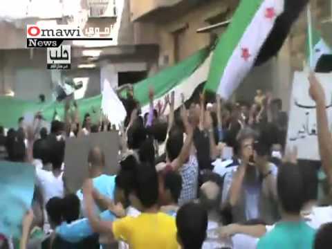 من أجمل مواويل الثورة بستان القصر 21 9 2012 أموي سوريا لطرد الاحتلال النصيري