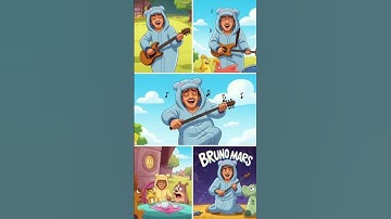 lazy song Bruno Mars (cartoon video BFS) #brunomars #rnb #thelazysongbrunomarslyrics #hitsongs