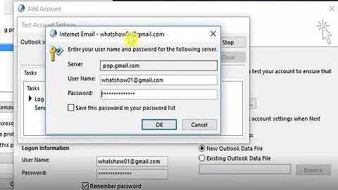 Fix : Outlook Keep asking password | Outlook can not connect to Gmail  Fix