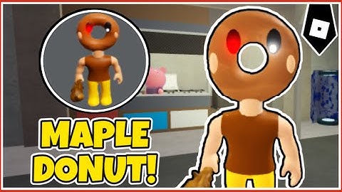 How to get "MAPLE DONUT" BADGE + MAPLE DONUT MORPH in ROLEPLAY CITY (PIGGY BOOK 2 ROLEPLAY) - ROBLOX
