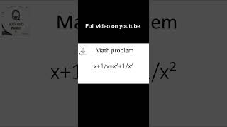 Famous can you find x?#Algebra #math#maths#olympiad|| Profile