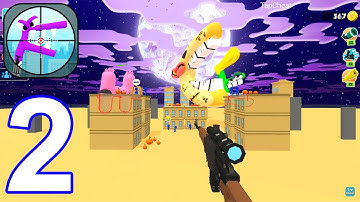 Giant Hunter Alphabet Wanted - Gameplay Walkthrough Part 2 Alphabet Shooter Game (iOS, Android)