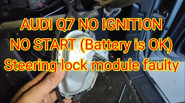 Audi Q7 Porsche VW - Geen contact en start niet - lijkt op een lege accu, defecte stuurslotmodule