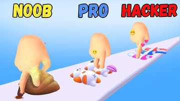 NOOB vs PRO vs HACKER in Crushy Fingers