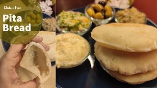 Gluten free and Vegan Pita bread from scratch with my spl blend
