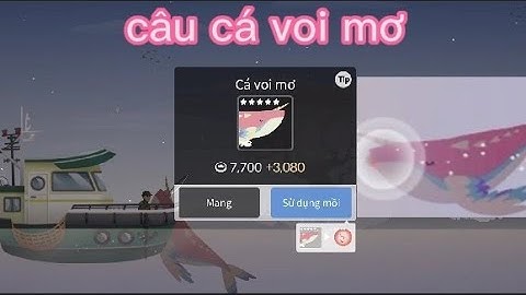 cách câu Cá voi mơ fishing life