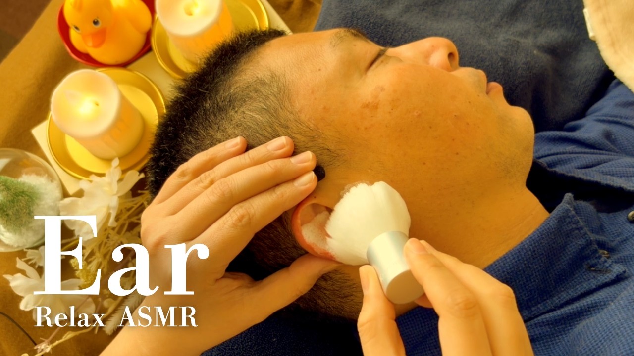 ASMR Deep Ear Cleaning with Foam & Cotton Swab (No Talking, Binaural, For Sleep)