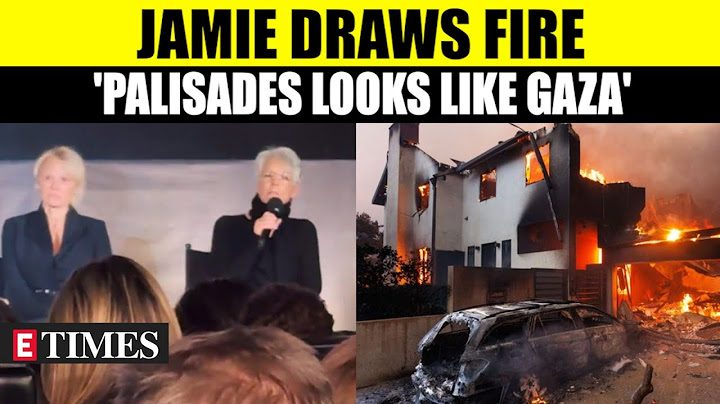 Jamie Lee Curtis Compares LA Wildfire To Gaza; Pamela Anderson's Reaction Goes Viral
