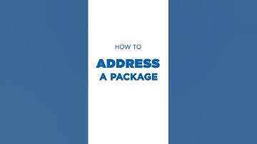 How to Address a Package