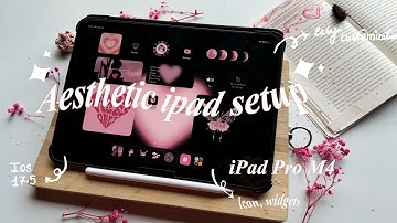 How to customize your iPad 💗 | aesthetic ipad setup, cute widgets and app icons