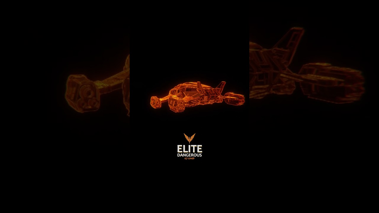Elite Dangerous | Alliance Chieftain - ship loading screen v1 (Portrait) using Blender
