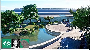 Building a Pygmy Hippo Habitat with Underwater Viewing | Planet Zoo Sandbox City Zoo