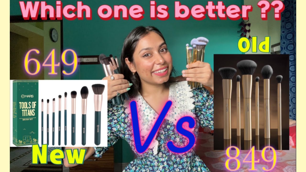 MARS TOOLS OF TITAN VS MARS ARTIST’S brushes 649vs849?💸which one is better?||review Beauty field 🌸