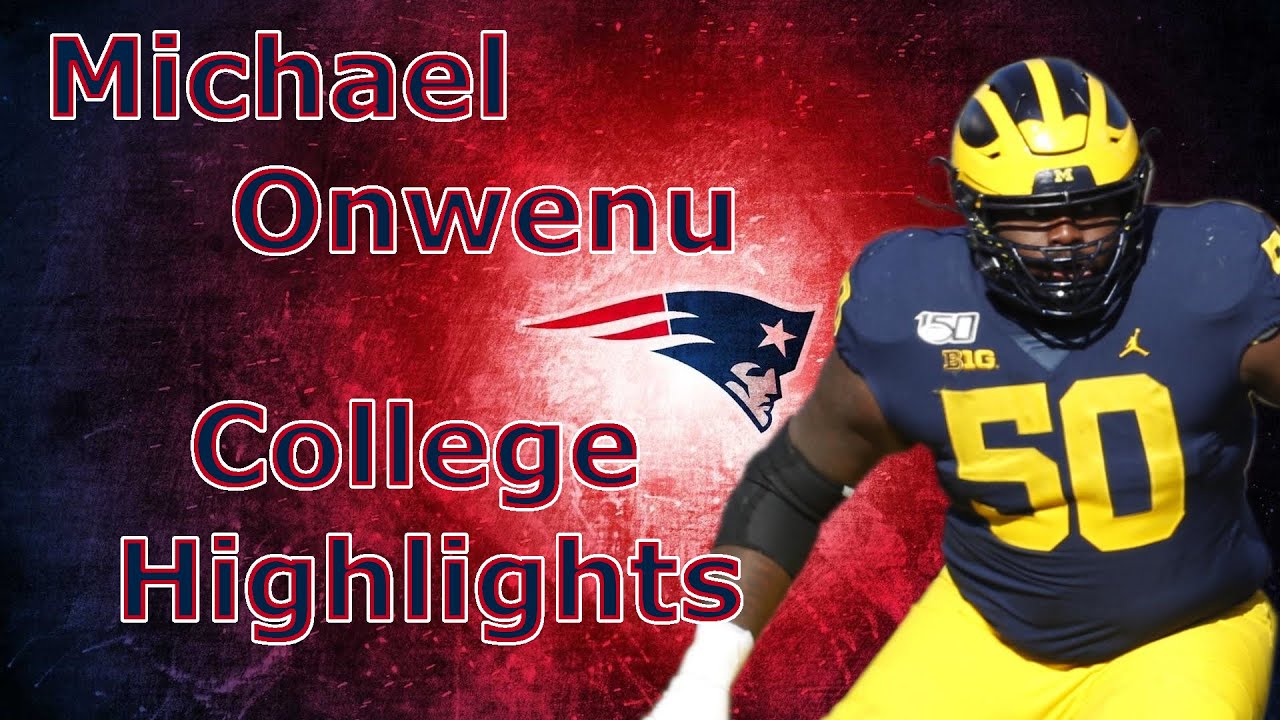 Michael Onwenu College Highlights | New England Patriots | 