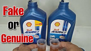 How to Spot Fake Shell Advance Engine Oil/ 2022 review/Fast Track Motorparts