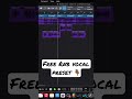 Free Studio One 6 Melodic/Rnb Vocal Preset #shorts