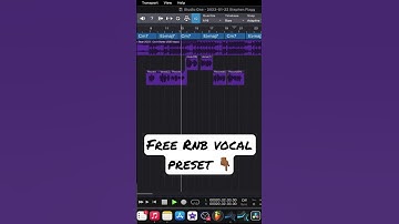 Free Studio One 6 Melodic/Rnb Vocal Preset #shorts