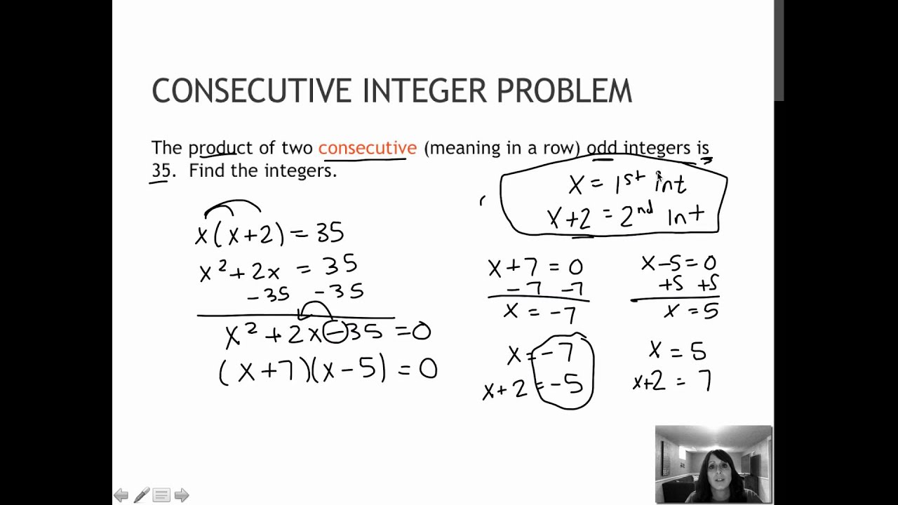 Equations With Consecutive Integers Tessshebaylo