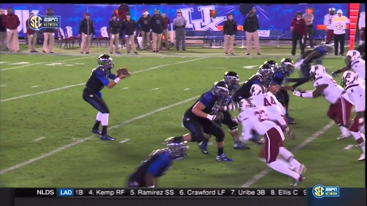 2014 USC vs Kentucky - Larenz Bryant Sack and Forced Fumble