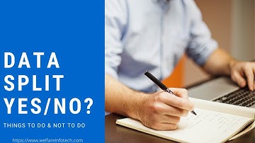 How to split tally data for new financial year | Split Company in Tally.ERP 9